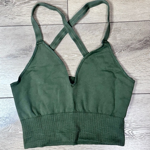 FP Movement Good Karma Crop Top Secret Moss - Picture 4 of 8